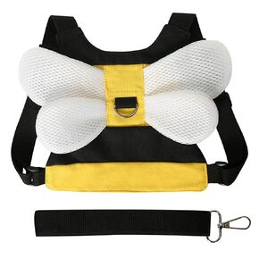 150cm Baby Walking Safety Harness Reins Kid Toddler Strap Backpack Childrens Lost Proof Traction Rope (Yellow)