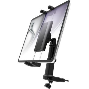 Car CD Tablet Mount Universal Vehicle CD Slot Holder for iPad 4-12.9'' Pro/Air/Mini, iPhone 15/14/ 13/12/ Kindle Fire HD, Galaxy and More 4-12.9'' Tablet Phone