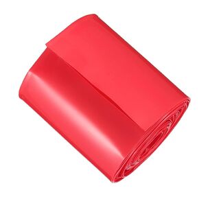 DMiotech 65mm Flat 5m Battery Sleeves PVC Wraps Heat Shrink Tubing for AA Battery Pack Black