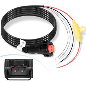 010-12938-00 Power Cable(4-Pin) for Garmin EchoMAP Ultra 2 102sv, 106sv, 122sv, 126sv 10" & 12" Chartplotter/Sounder Combo