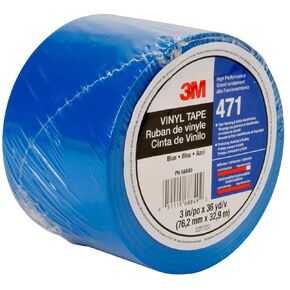شريط فينيل 3M 471، 3 بوصة × 36 ياردة، أصفر، 1 لفة، شريط أرضي أصفر، طلاء بديل لوضع علامات على الأرضية، والتباعد الاجتماعي، وترميز الألوان، وعلامات السلامة