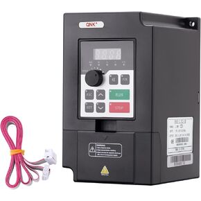 QNK 2.2KW 3HP 110V AC 17.5A VFD Converter Single to 3 Phase Inverter Variable Frequency Drive CNC Spindle Motor Speed Controller