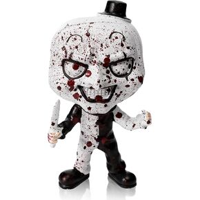 Art The Clown Figure Terrifier Statue Horror Movie Action Figures Killer Clown Bust Sculpture Terrifier Merch Collectible Home Office Garden Decor