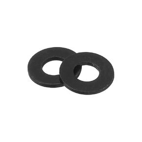 uxcell 1000Pcs M3 Flat Washer, Carbon Steel 3.2mm ID x 7mm OD x 0.5mm Thick for Bolt Screw, Factories Repair, Kitchens, Shops, and Outdoor Construction, Black