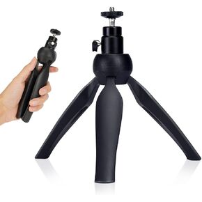 Pixel Mini Desktop Tripod Stand with Universal 1/4 Screw Ball Head for Mirrorless Cameras, Webcams, Action Video Cameras,Mini Ring Selfie Light，Smartphones, and Selfie Sticks