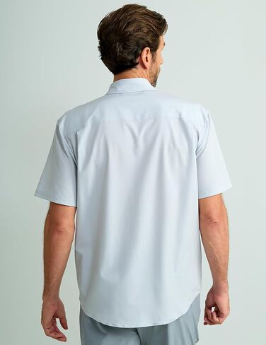 HUK Men's Kona Short Sleeve Fishing Button Down Shirt in Saudi Arabia