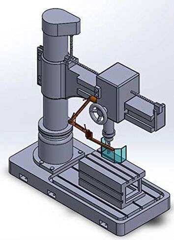 Milling/Drilling Machine Safety Guard, Universal Mount. Standard Model, No Interlock. Part # MG-4 by ATS Machine Safety Solutions in Kuwait