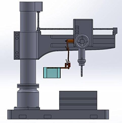 Milling/Drilling Machine Safety Guard, Universal Mount. Standard Model, No Interlock. Part # MG-4 by ATS Machine Safety Solutions in Kuwait