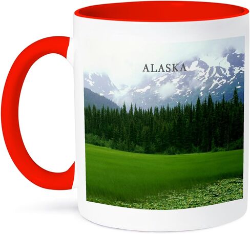 3dRose mug_62165_2 "Hawaiian Fuchsia Colored Plumeria Flowers" Ceramic Mug, 15 oz, Multicolor in Saudi Arabia