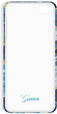 Glisten - iPod Touch 7th / 6th / 5th Generation Case - Geometric Marble Blue Design Printed Slim Plastic Hard Snap on Protective Designer Back Phone Case/Cover for iPod Touch 7/6 / 5. in Kuwait