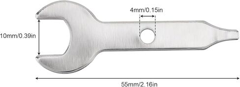 4 قطع 3/8 بوصة مفتاح ربط كوليت، 10 ملم مفتاح ربط صامولة من الفولاذ المقاوم للصدأ للإصلاحات المنزلية in Kuwait