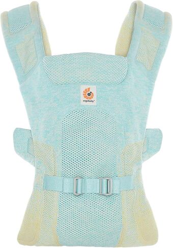 Ergobaby جميع أوضاع الحمل Aerloom Formaknit حاملة الأطفال (7-45 رطل)، لؤلؤة سوداء in Kuwait