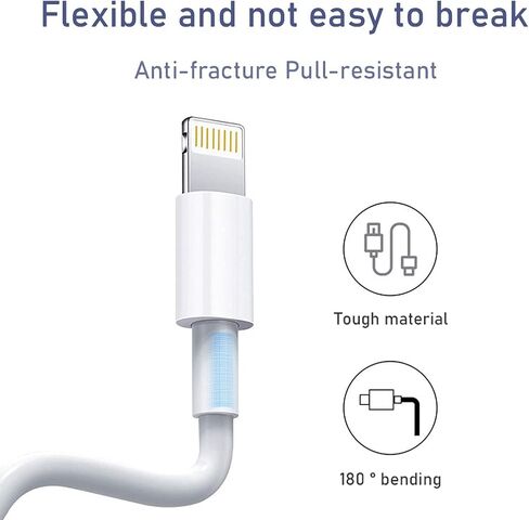 2 حزمة من محول Lightning iPhone Splitter & Charge Dongle، [معتمد من Apple MFi] 4 في 1 محول الصوت + الشحن + الاتصال + التحكم في مستوى الصوت لسماعات الرأس متوافق مع iPhone14/13/12/11/XS/XR/8/7 iPad/iPod in Saudi Arabia