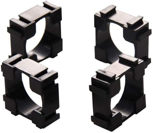 100PCS 18650 Lithium Battery Bracket Holder Cell Plastic Lithium Battery for DIY Baterry Pack + Nickel Strip in Kuwait
