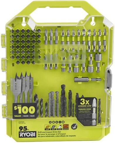 RYOBI Drill and Impact Drive Kit (95-Piece) with Carry CASE in Saudi Arabia