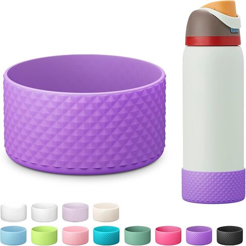 Silicone Boot for Owala Water Bottle 24 oz 32 oz 40 oz, Anti-Slip Protective Sleeve for FreeSip/Twist/Flip Stainless Steel Water Bottles Accessories in Saudi Arabia