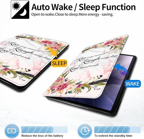 Case for 6" All-New Kindle (11th Generation, 2022 Release),PU Leather Slim Standing Smart Cover Case with Auto Sleep/Wake，ONLY Fit 6 inch Basic Kindle 2022 e-Reader,Flowers Marble in Kuwait