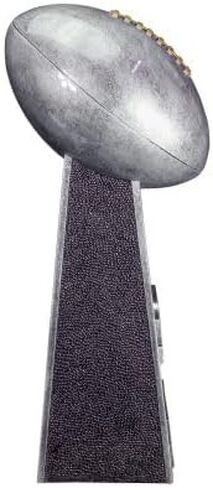 Decade Awards Fantasy Football Tower Trophy - Silver or Gold | FFL Award - 11.5 or 16 Inch Tall - Engraved Plate on Request in Kuwait
