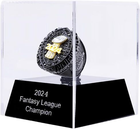 جائزة 2024 Fantasy Football Championship Trophy Ring Award الفائز الرياضي FFL Champion Ring in Kuwait