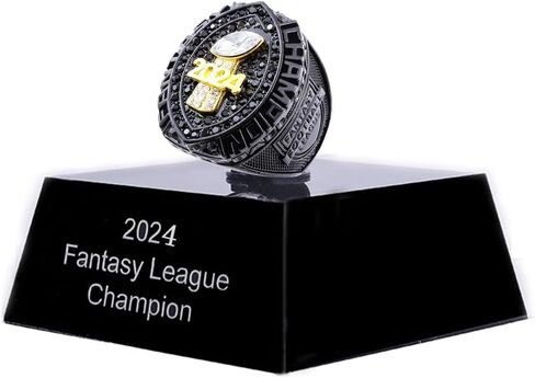 جائزة 2024 Fantasy Football Championship Trophy Ring Award الفائز الرياضي FFL Champion Ring in Kuwait
