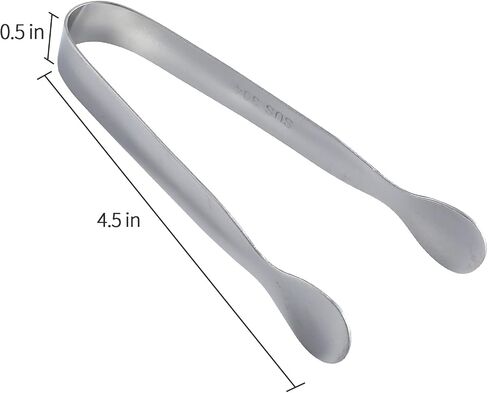 10 Pack Small Ice Tongs Sugar Tongs, Stainless Steel Mini Serving Appetizers Tongs for Party Coffee Tea Wine Bar Kitchen (Golden) in Kuwait