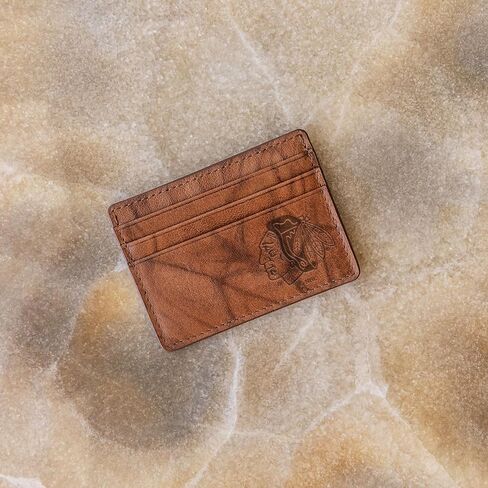 NHL Hockey Standard Genuine Leather Slider Wallet - 2 Gifts in One in Saudi Arabia