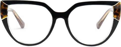 Zeelool Stylish Oversized Cat Eye with Clear Lens for Women Joyce ZJGT550502 in Saudi Arabia