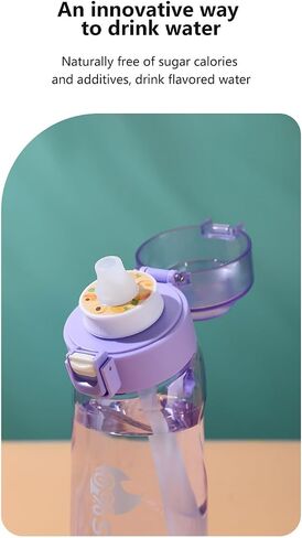 Air Water Bottle, air water bottle for trainning, air water bottle with 1 flavor pod, water containers, scent water bottle, fruit fragance (Pineapple Fragrance) in Saudi Arabia