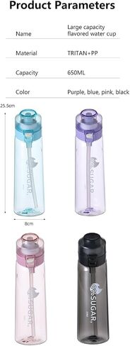 Air Water Bottle, air water bottle for trainning, air water bottle with 1 flavor pod, water containers, scent water bottle, fruit fragance (Pineapple Fragrance) in Saudi Arabia