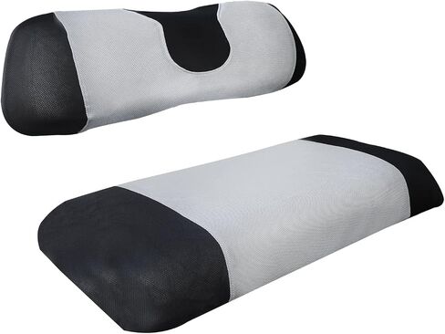 Golf Cart Seat Cover Set for Club Car DS, EZGO TXT, Small Breathable Bench Seat Covers, Washable Polyester Mesh Cloth without Logo in Saudi Arabia