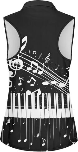 YEXIATODO Golf Sleeveless Tops for Women Racerback Summer Clothing Athletic Polo Golf Outfits Tennis Tank Top,XS-2XL in Saudi Arabia