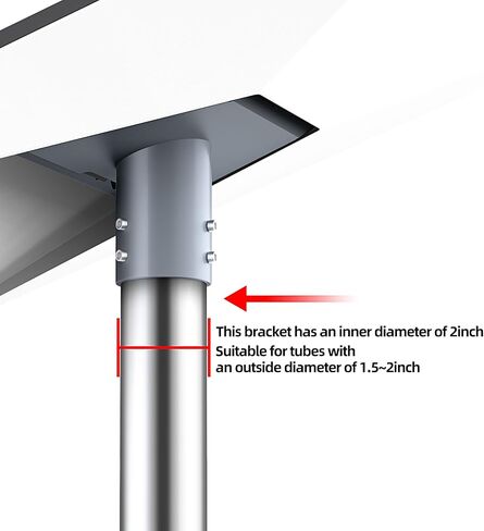 Heavy Duty for Starlink Gen 3 Pipe Adapter,Starlink Gen3 Pipe Adapter Mount,Starlink Gen 3 Mount,Starlink Gen 3 Pole Mount,Starlink Gen 3 Roof Mount Adjustable Gen3 Starlink V3 Mounting Kits (Gray) in Saudi Arabia