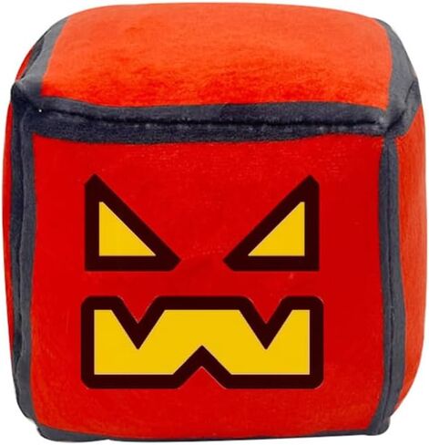 4.7" Geometry Cube Plush Toys Stuffed Plushie Doll Small Pillow Pendant Game Cute Kids Fans Collection Birthday Gift (4 PCS) in Kuwait