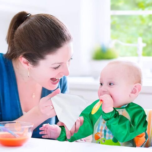 R HORSE 5 قطع مريلة بأكمام طويلة للأطفال الصغار مريلة ذات أكمام مقاومة للماء مرايل تغذية الرضع الملونة مع سيارة قرد الأسد ديناصور نمط هدية لاستحمام الطفل in Kuwait