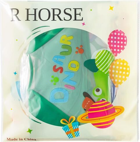 R HORSE 5 قطع مريلة بأكمام طويلة للأطفال الصغار مريلة ذات أكمام مقاومة للماء مرايل تغذية الرضع الملونة مع سيارة قرد الأسد ديناصور نمط هدية لاستحمام الطفل in Kuwait