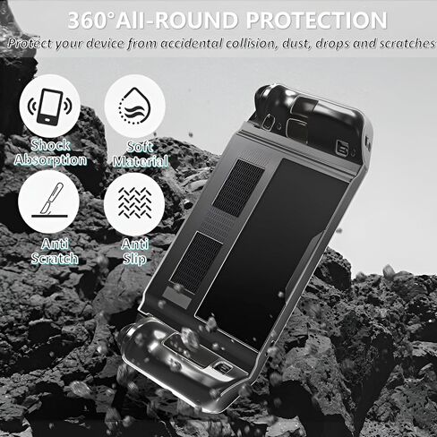 حافظة Lenovo Legion Go، حافظة واقية ناعمة مقاومة للصدمات من مادة TPU، ملحقات Legion Go، غطاء مقاوم للخدش وبصمات الأصابع لوحدة تحكم الألعاب المحمولة Legion Go مقاس 8.8 بوصات (أسود) in Saudi Arabia