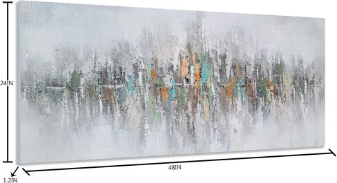 RFDEPOT ARTS Black and White Canvas Wall Art - Abstract Painting with Gold Foil Room Decor in Saudi Arabia