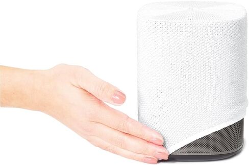 Speaker Cover for Sonos Play 1 | 3D-Knitted Fabric Design | Acoustically Transparent, Durable Cover | Bright White | Sleek, Modern Speaker Protection in Saudi Arabia
