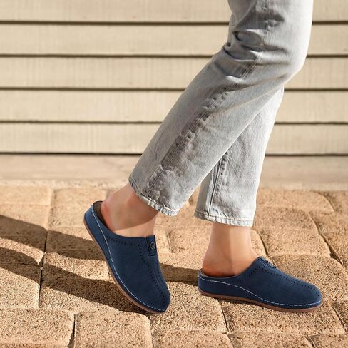 SHIBEVER Clogs for Womens Mules Shoes: Slip-On Flat Mule Shoes - Closed Toe Sandals Comfortable in Saudi Arabia