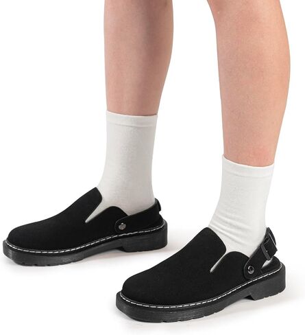 Clogs for Women, Adjustable Slingback Mules Closed Toe Slipper Womens Slip on Shoes Size 6-11 in Saudi Arabia