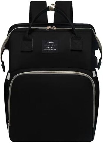 Diaper Bag Backpack ， Baby Toddler Bags for Girls Boys Women Large Big Travel Backpack (grey) in Saudi Arabia