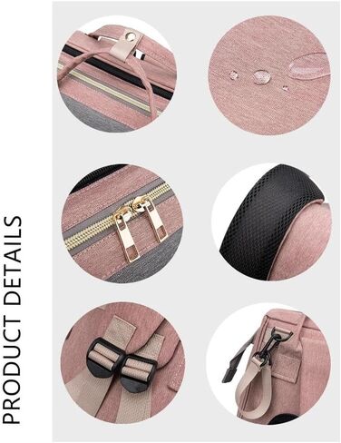 Diaper Bag Backpack ， Baby Toddler Bags for Girls Boys Women Large Big Travel Backpack (grey) in Saudi Arabia