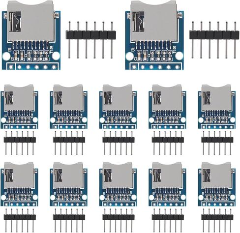 12PCS Micro SD Storage Expansion Board Mini Micro SD TF Card Memory Shield Adapter Module with Pins in Saudi Arabia