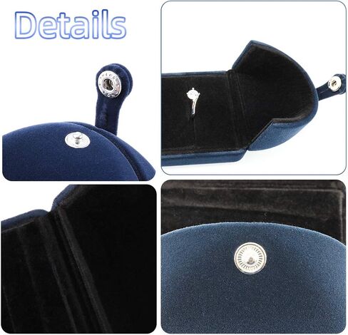 iSuperb Royal Blue Velvet Necklace Long Chain Box Jewelry Gift Box Pendant Bracelet Jewelry Packaging Boxes for Wedding Engagment Proposal Gift in Kuwait