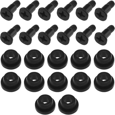 12PCS 3.5 Inches Hard Drive Screw with Rubber Washer Kit Hard Drive Shock Absorbing Screw Shock Absorption Screw for 3.5 Inches HDD SSD Computer Cases in Kuwait