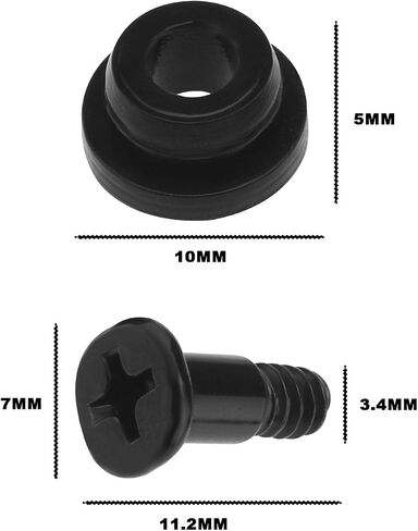 12PCS 3.5 Inches Hard Drive Screw with Rubber Washer Kit Hard Drive Shock Absorbing Screw Shock Absorption Screw for 3.5 Inches HDD SSD Computer Cases in Kuwait