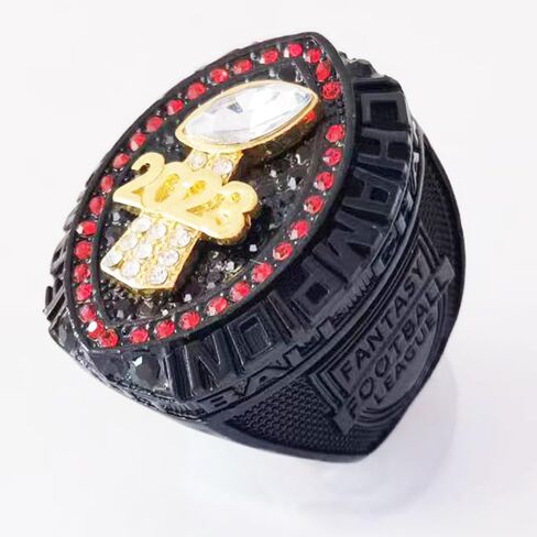 2023 Fantasy Football Championship Ring Award Prize Sport MVP Winner FFL League Champion Ring in Kuwait
