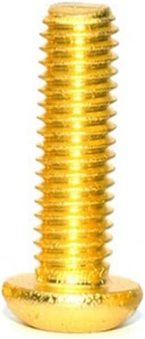 50pcs M3 12.9 Screws Allen Screw Hex Socket Button Head Cap Screws Hexagon Bolts Gold (10mm) in Saudi Arabia