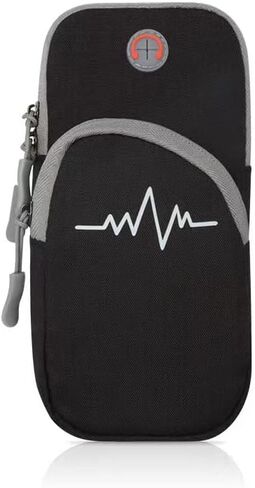 Phone Arm Bag Sweatproof Sport Phone Armband Armband Running Armbag with Adjustable Arm Strap for Fitness Running (Black) in Saudi Arabia