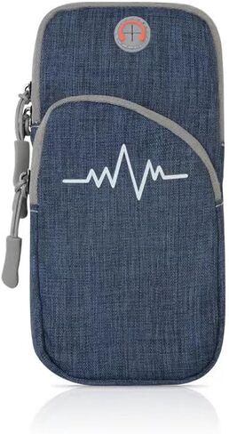 Phone Arm Bag Sweatproof Sport Phone Armband Armband Running Armbag with Adjustable Arm Strap for Fitness Running (Black) in Saudi Arabia